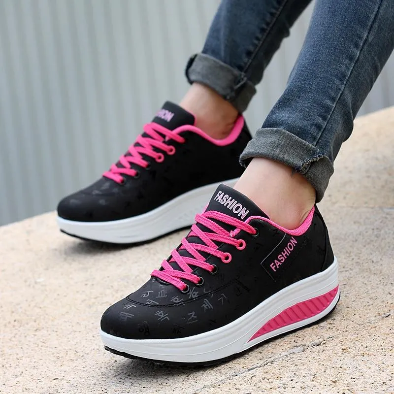 Cilool Thick Bottom Orthopaedic Wedge Sneakers