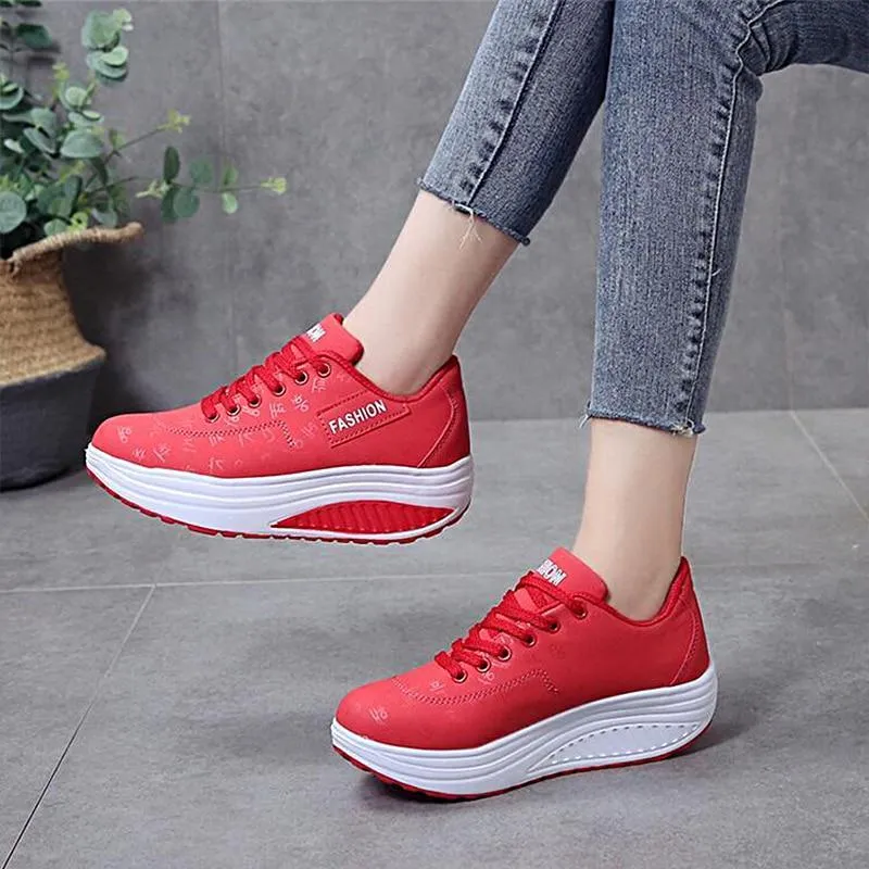 Cilool Thick Bottom Orthopaedic Wedge Sneakers