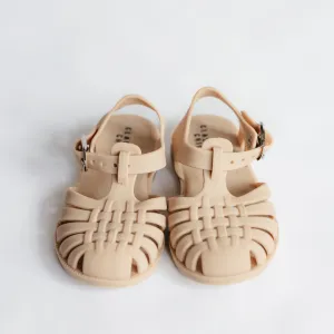 Classical Jelly Sandals Linen