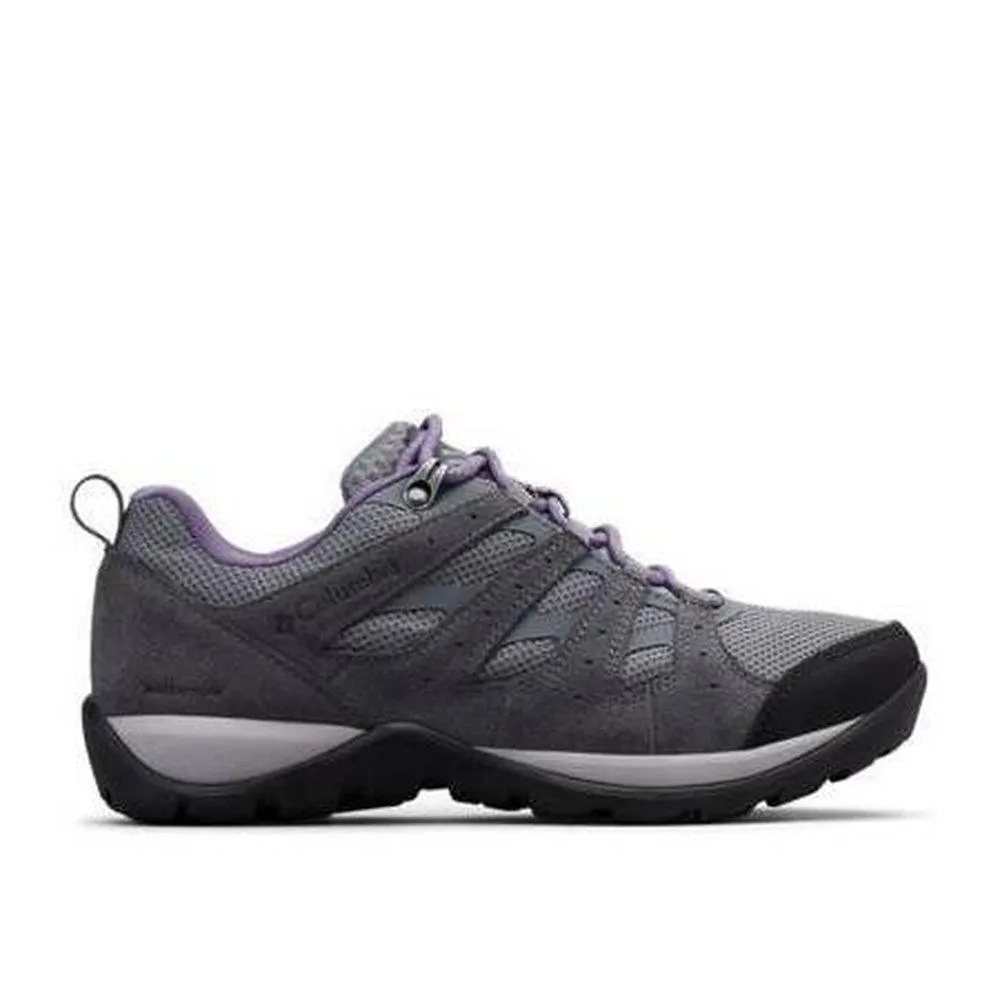 COLUMBIA Women's Redmond V2 Waterproof Shoes - Grey Steel/Plum Purple