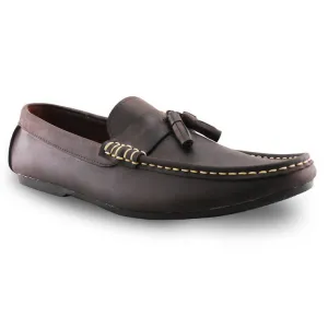 Comfy Tassel Loafer Dark Natural Nubuck