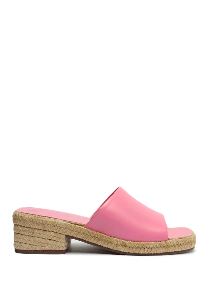 Corah Leather Sandal - Club Rose