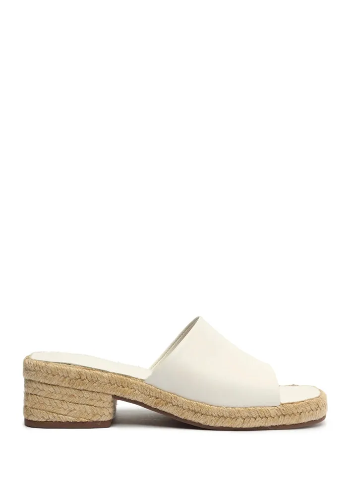 Corah Leather Sandal - White