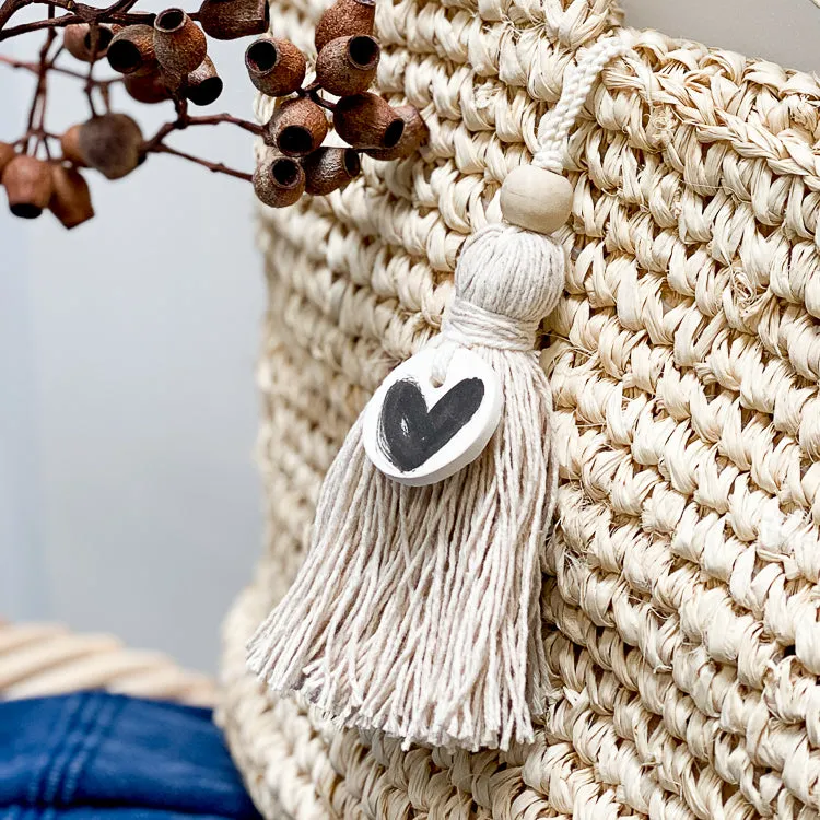 Cotton Tassel heart