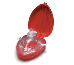 CPR Pocket Mask with O2 Outlet in plastic case (OXYG1170)