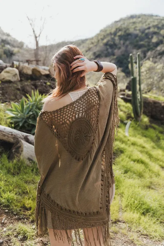 Crochet Medallion Tassel Cover Up *Online Only*