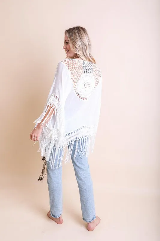 Crochet Medallion Tassel Cover Up *Online Only*