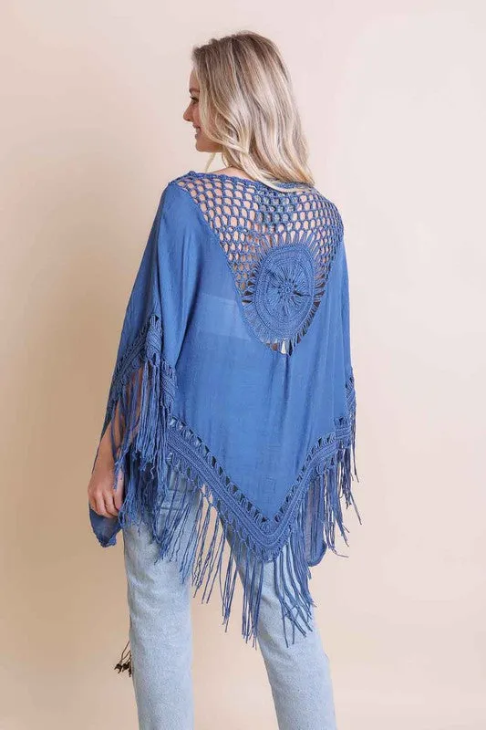 Crochet Medallion Tassel Cover Up *Online Only*