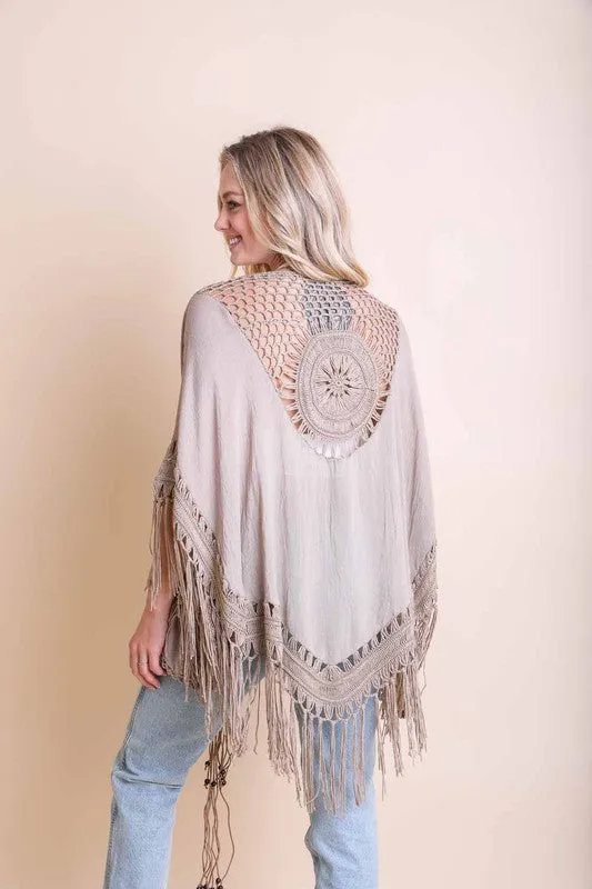 Crochet Medallion Tassel Cover Up *Online Only*