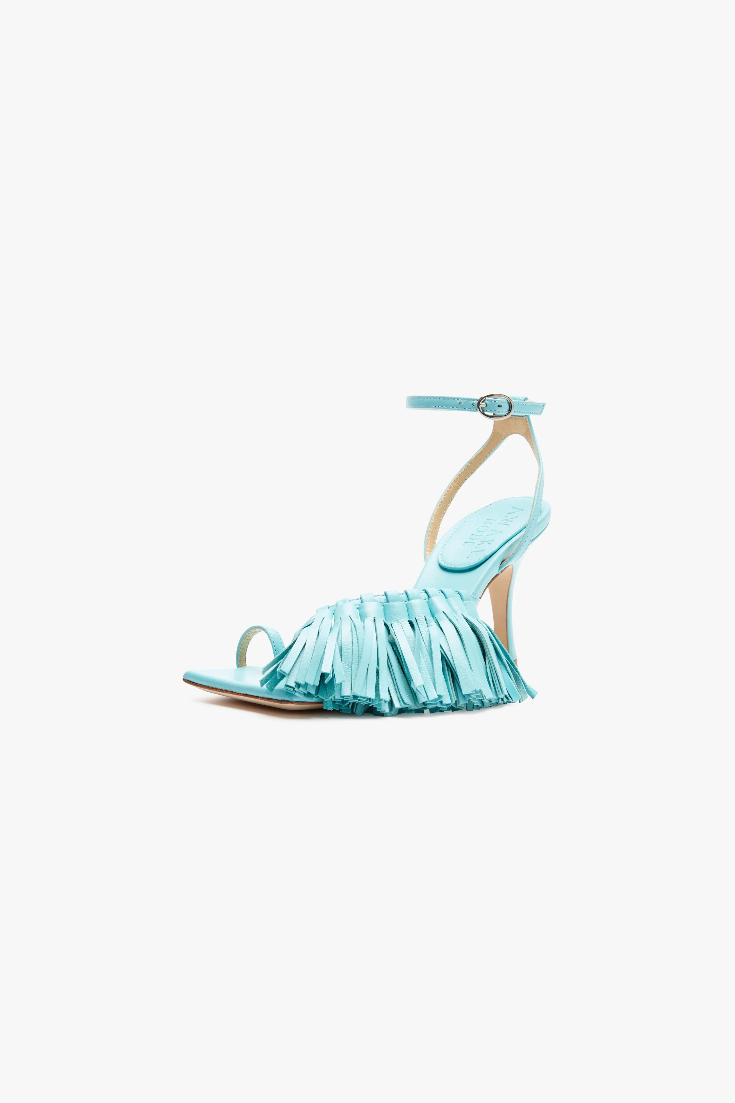 Delta High Tassel Sandal Turquoise