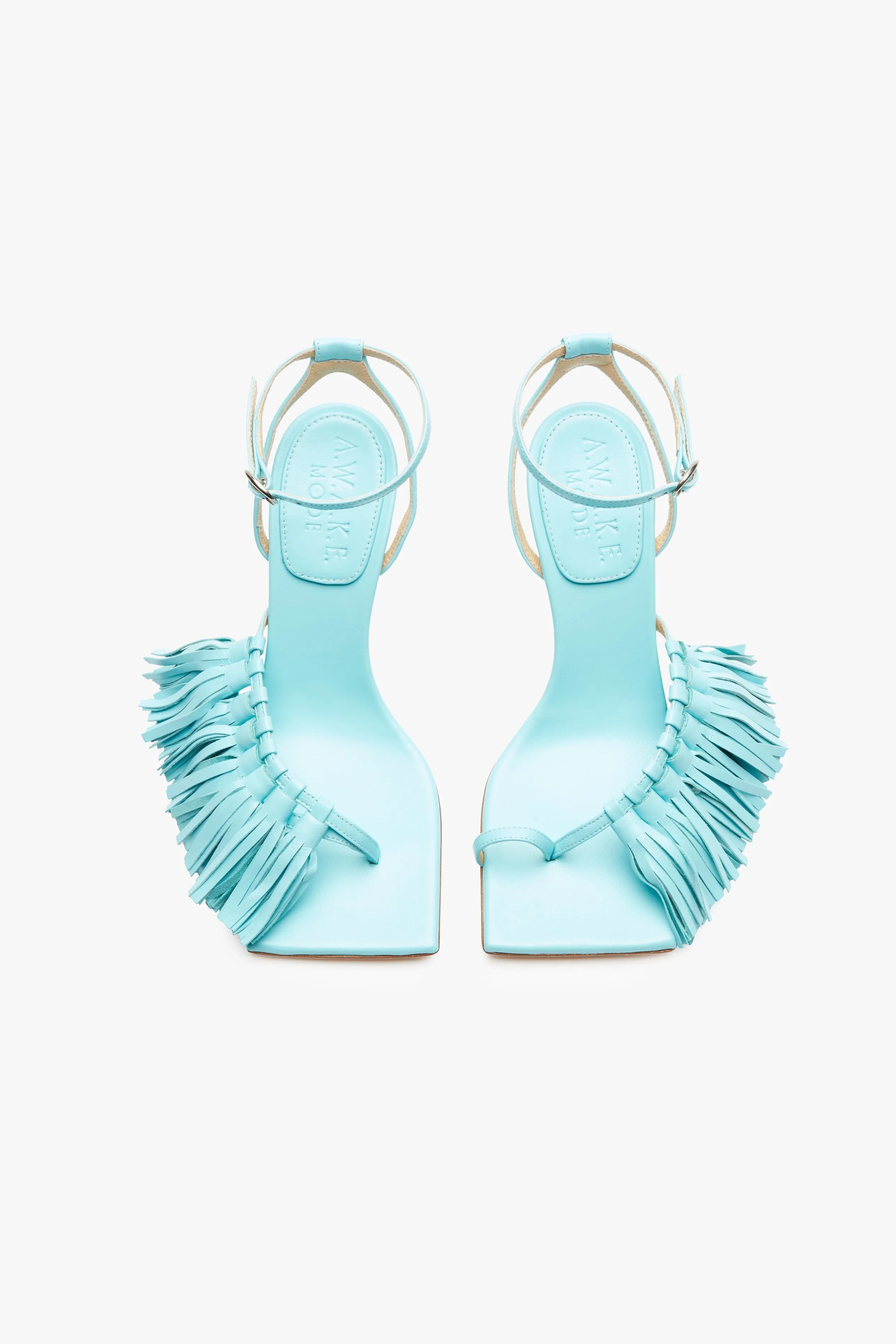 Delta High Tassel Sandal Turquoise