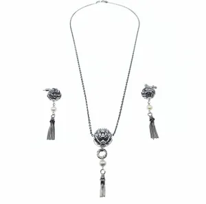 Dragon Princess Necklace and Earrings Set