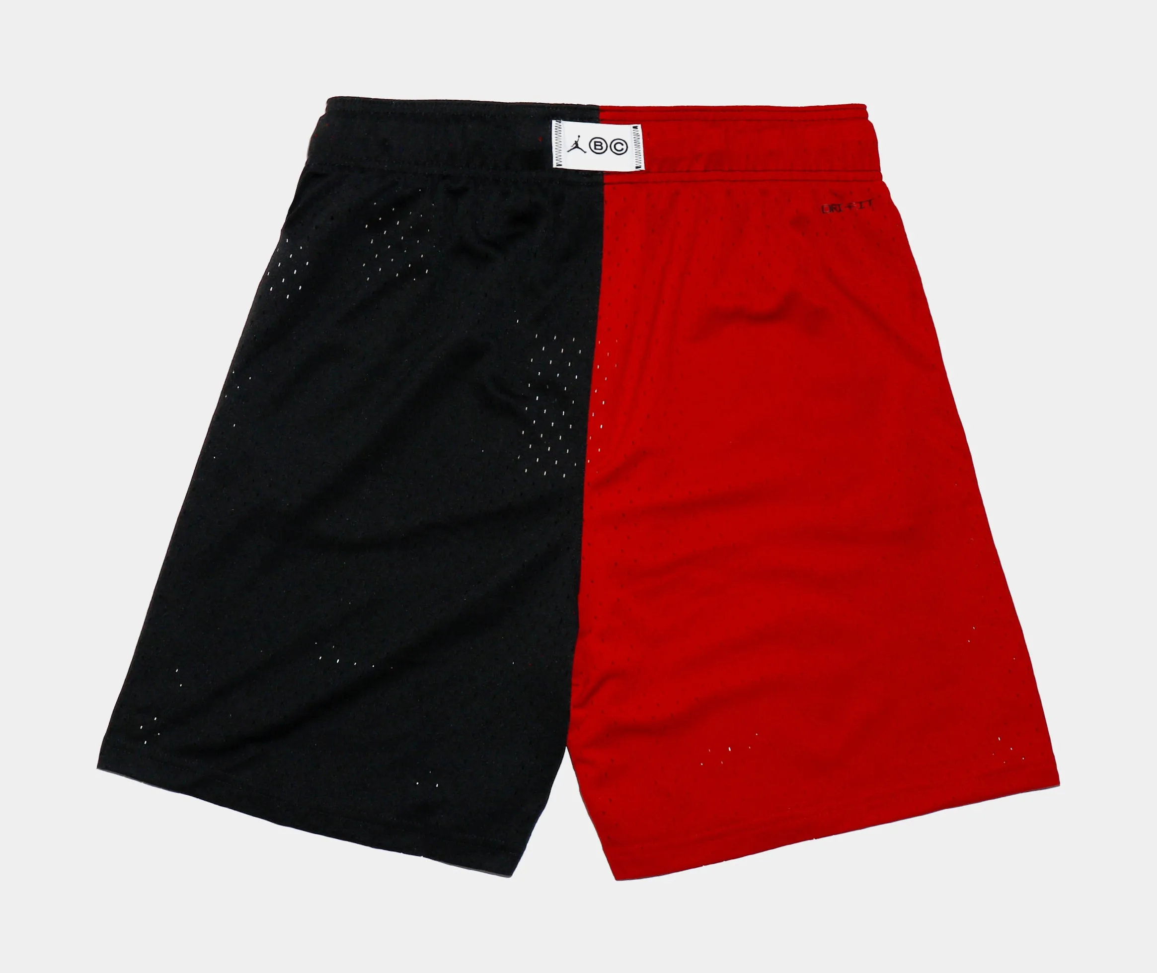 Dri-Fit Sport Mesh Graphic Shorts Mens Shorts (Red/Black)