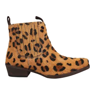 Dustt II Leopard Square Toe Chelsea Booties