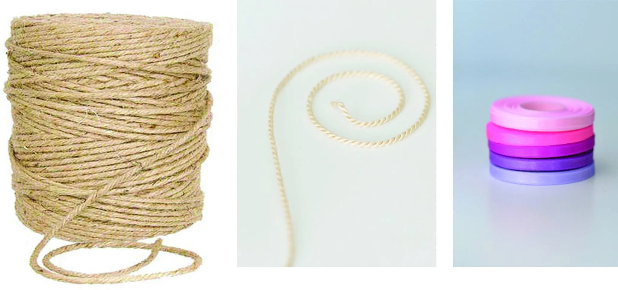 Dusty blush and green tassel garland - various lengths