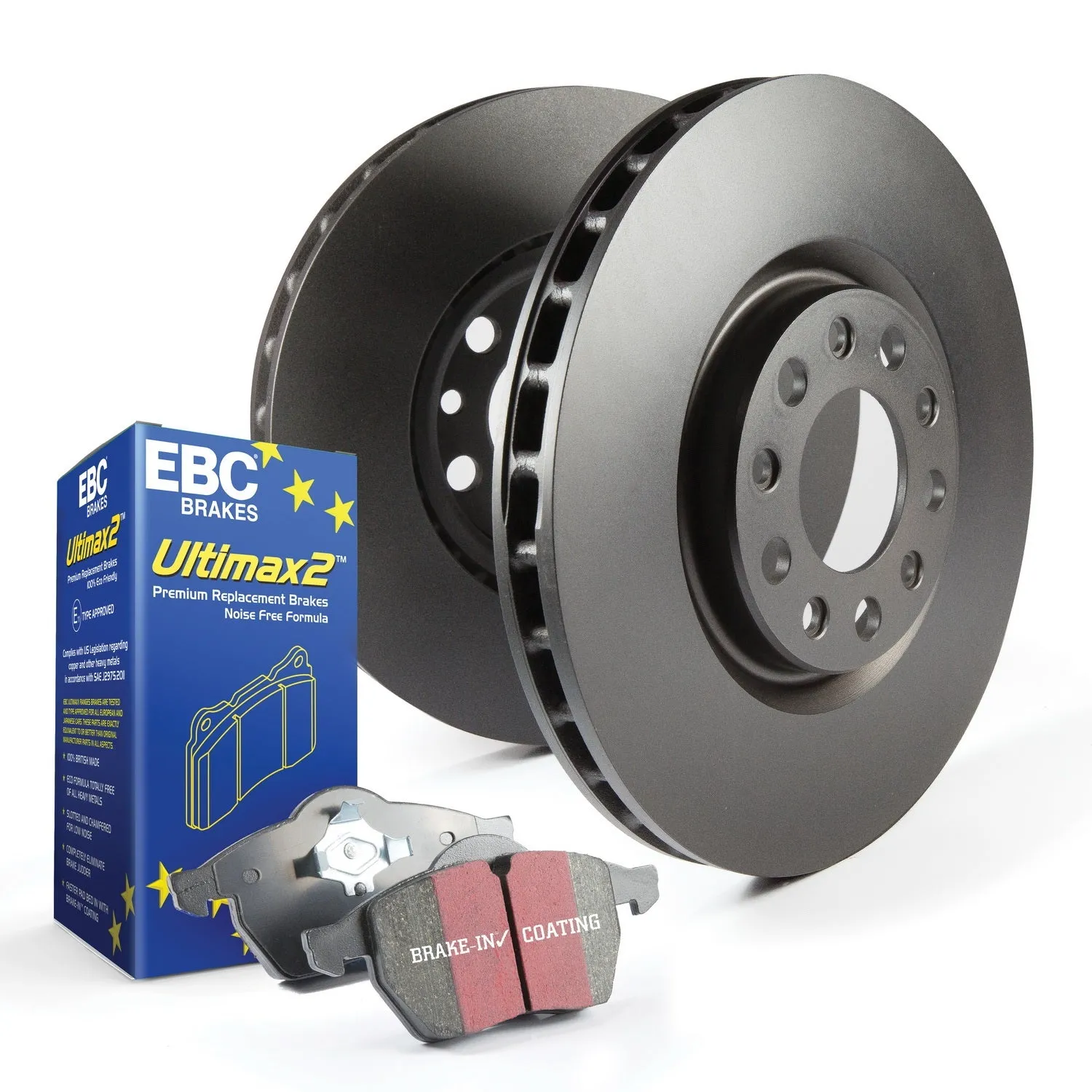 EBC Brakes S1KR1440 S1 Kits Ultimax 2 and RK Rotors