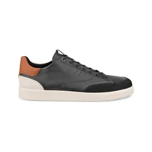 ECCO STREET LITE M COURT SNEAKER BLACK/COGNAC/LIMESTONE - MENS