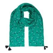 Eden Garden Sprig Tassel Scarf