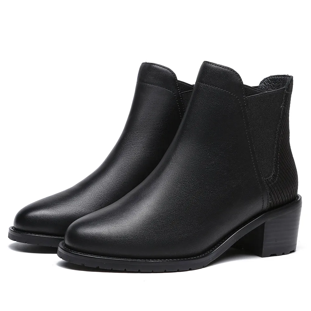 EVERAU Heel Boots Women Chelsea #EA4016