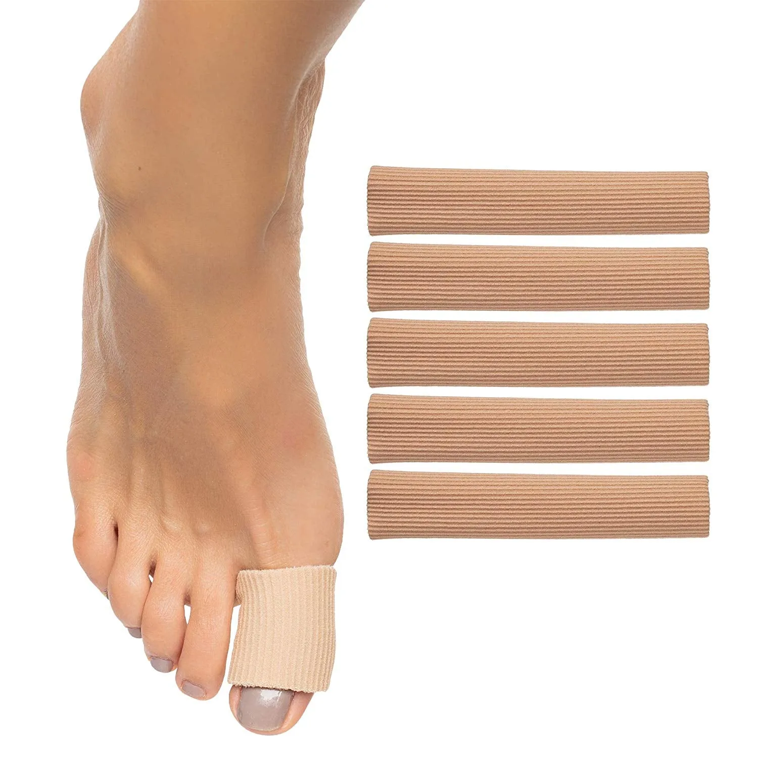 Fabric Covered Gel Toe Tubes