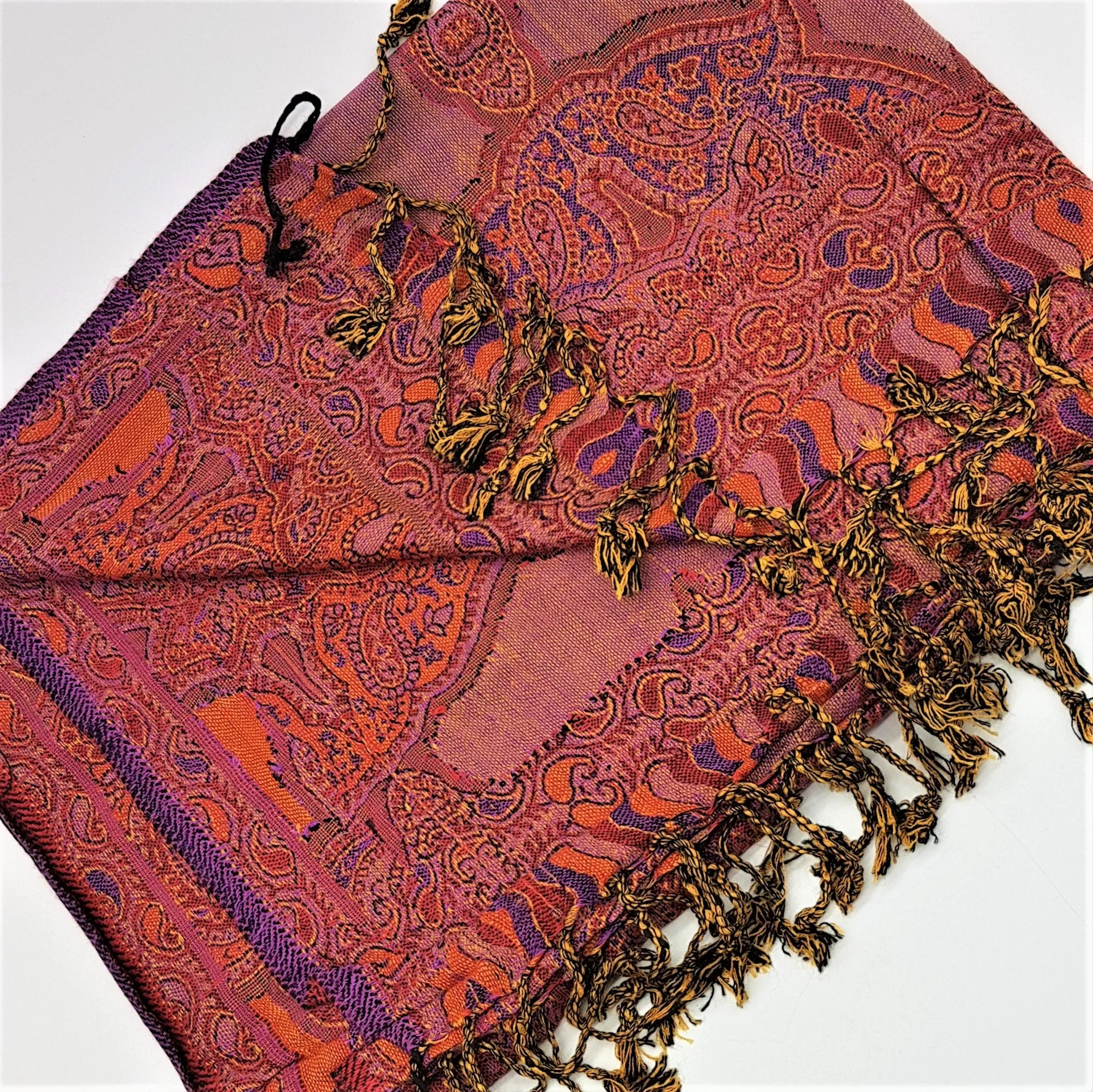 Fine Woven Pashmina Shawls - Choice of Colours & Designs