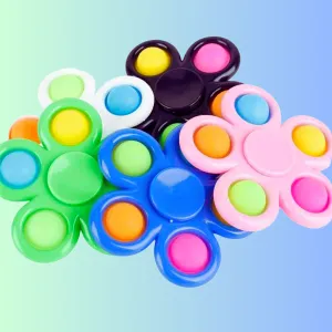 Flower Pop It Spinner Sensory Fidget Toy