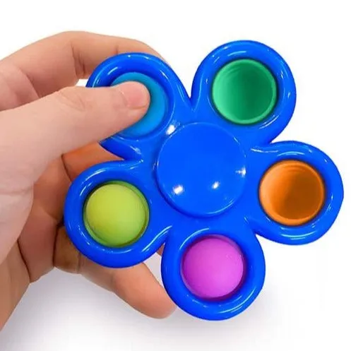 Flower Pop It Spinner Sensory Fidget Toy