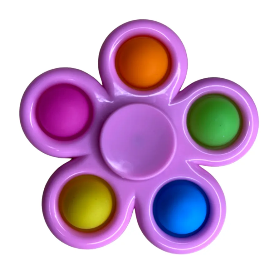 Flower Pop It Spinner Sensory Fidget Toy