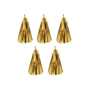 Foil Balloon Decoration Tassel - Gold