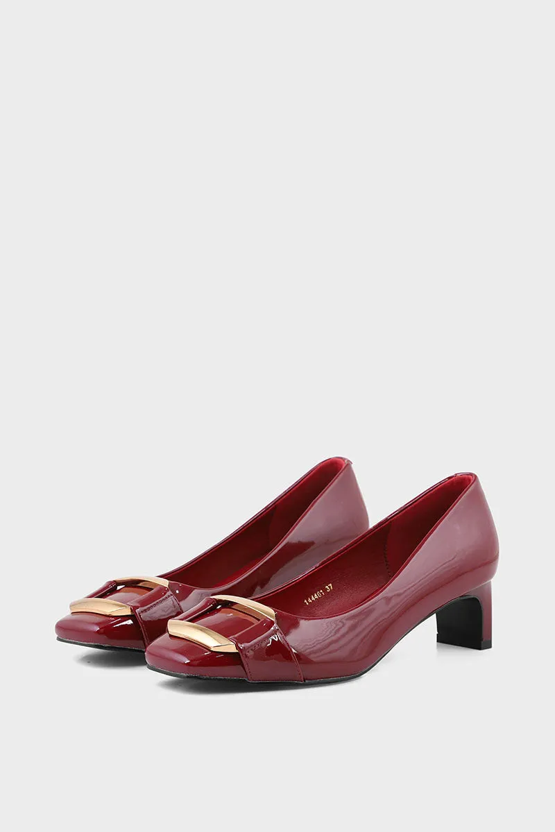 Formal Court Shoes I44461-Burgndy