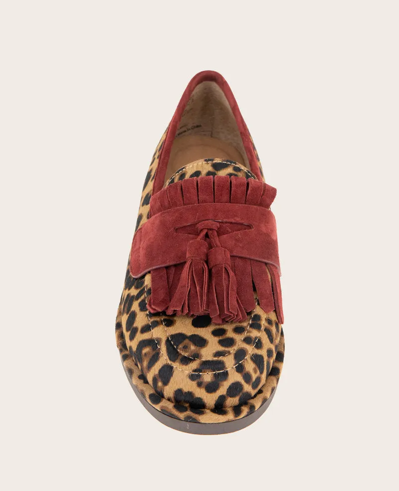 GENTLE SOULS - Cydney Haircalf And Suede Tassel Loafer