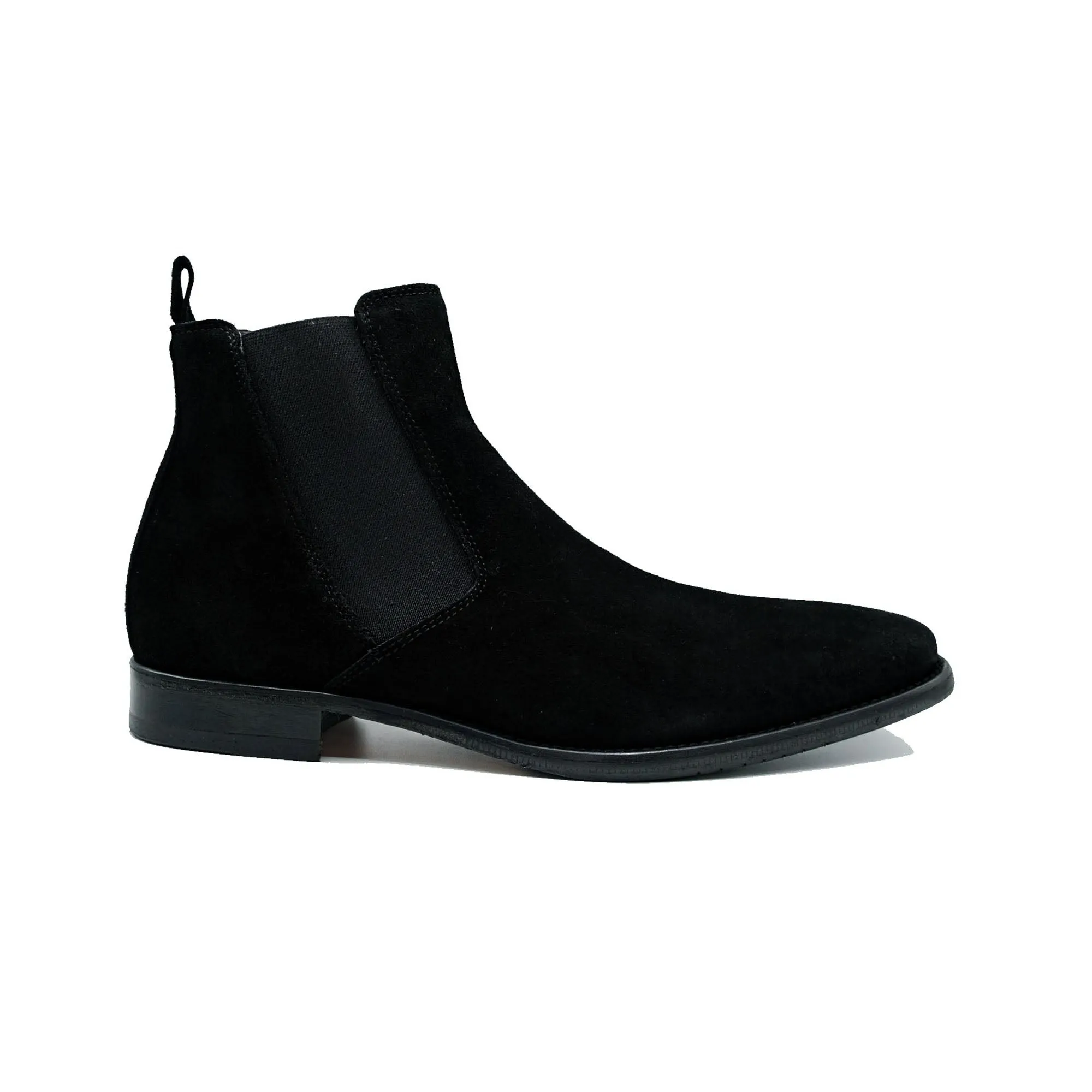 Giovacchini Milano in Black Suede Chelsea Boots