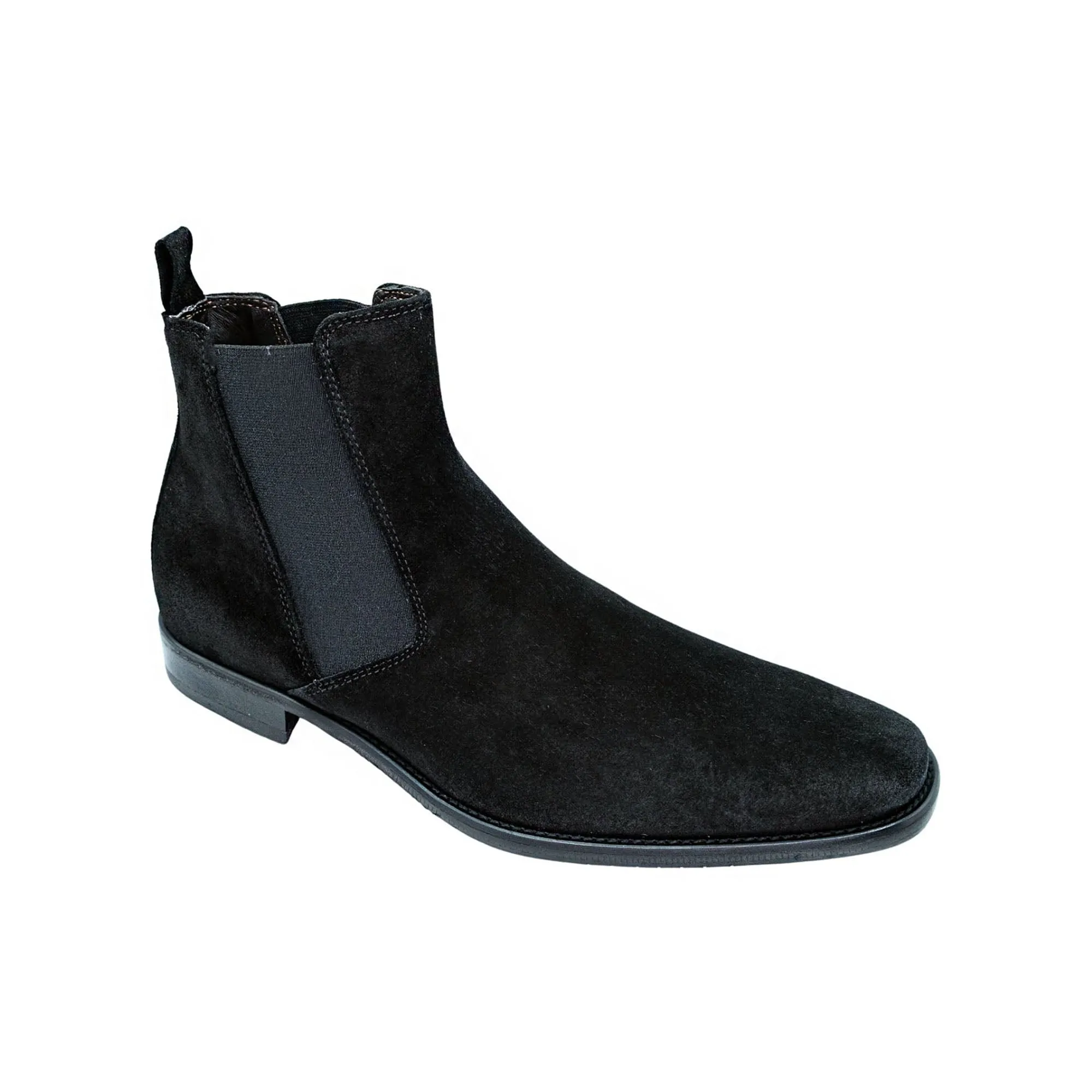 Giovacchini Milano in Black Suede Chelsea Boots