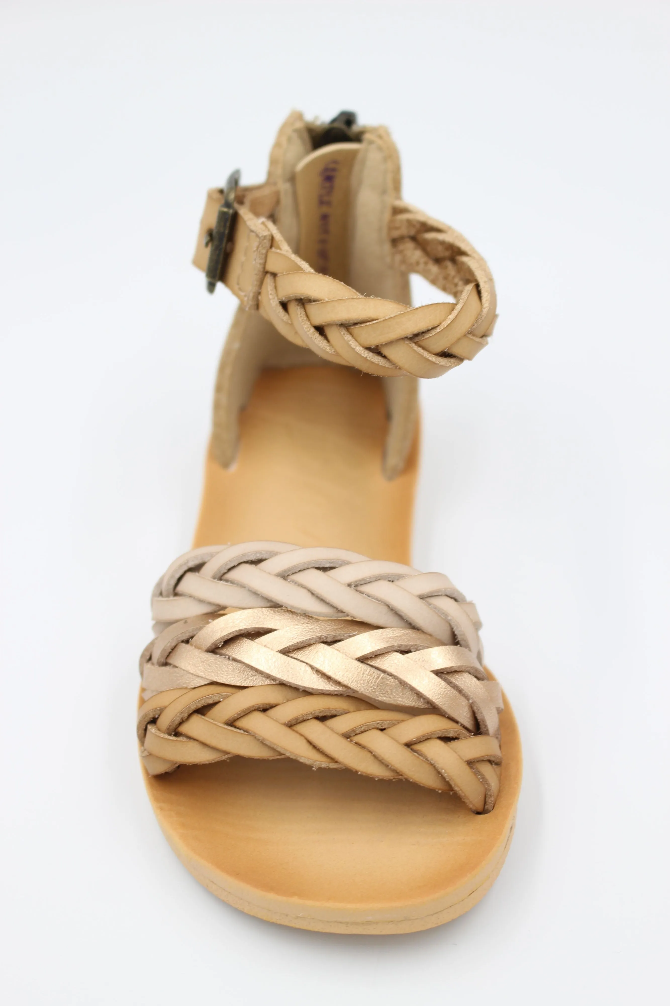 Girls Braided Delite Sandals