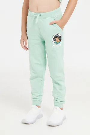 Girls Mint Princess Jasmine Active Pants