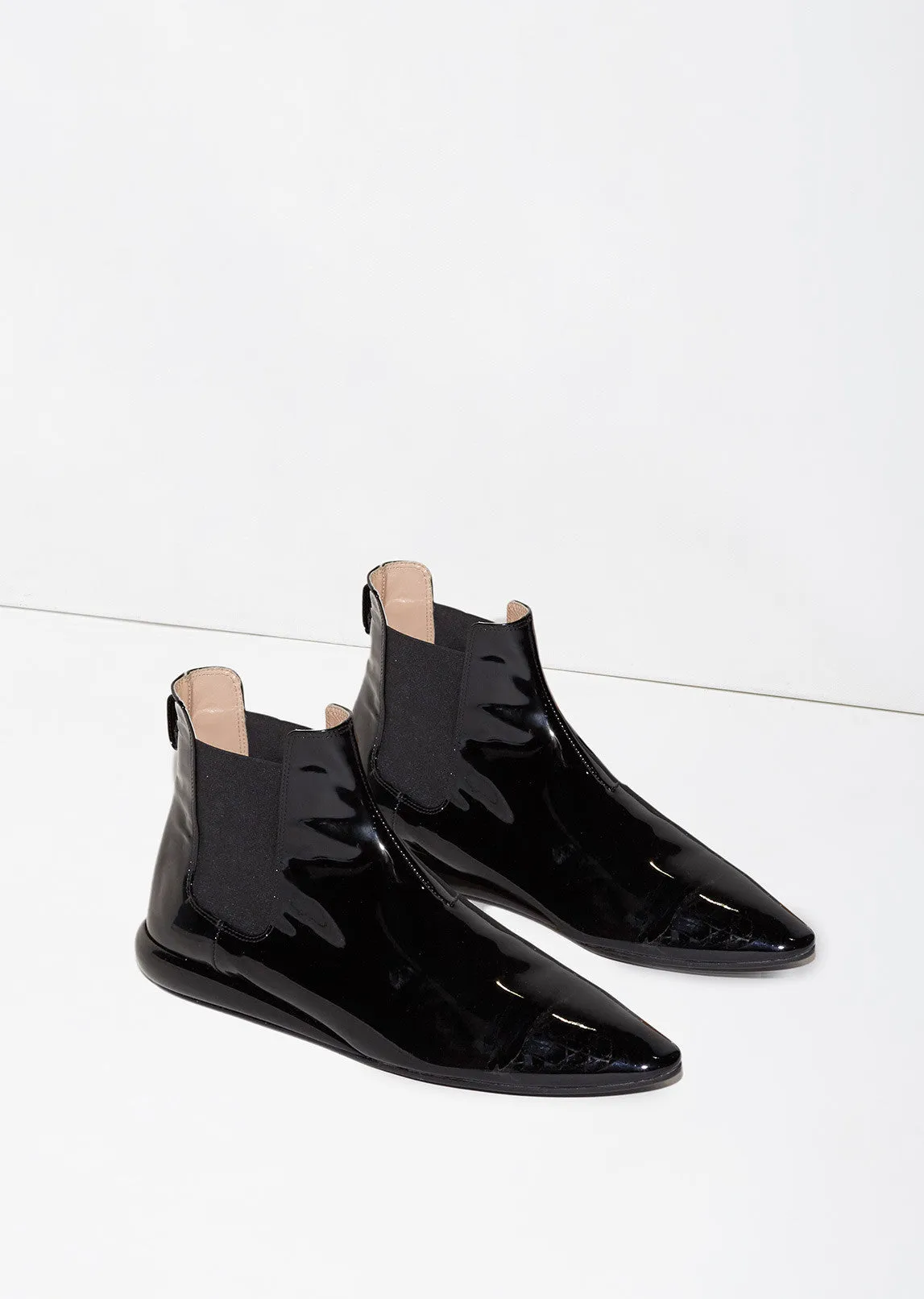 Gloria Patent Chelsea Boot