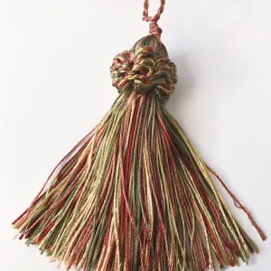 Gold and Red Quality Decorative Tassel