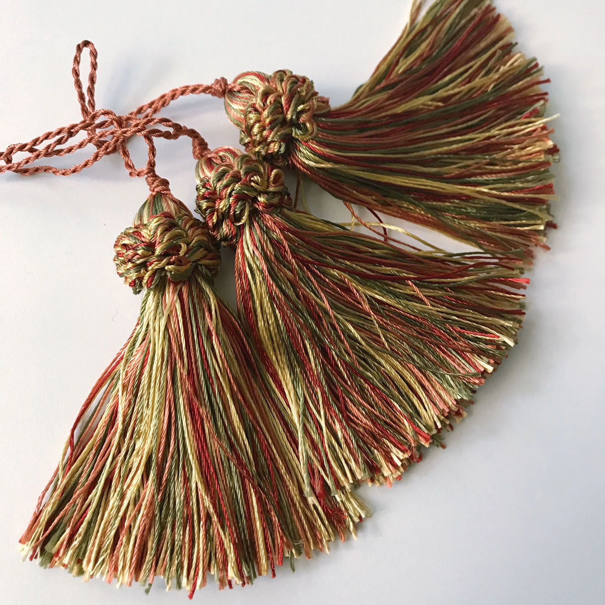 Gold and Red Quality Decorative Tassel