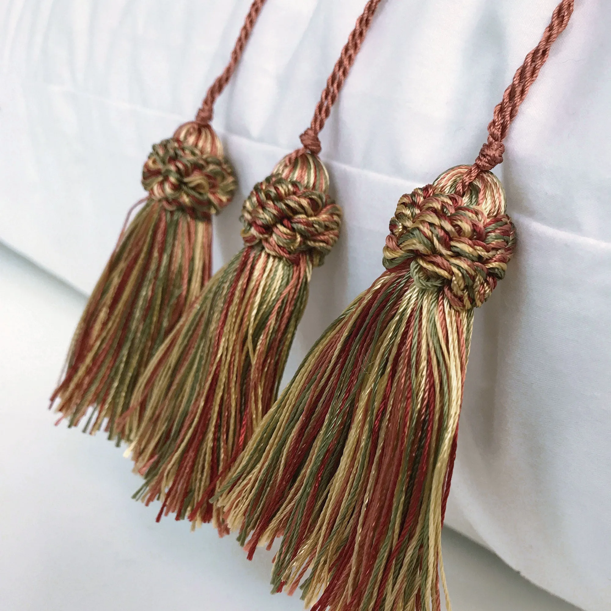 Gold and Red Quality Decorative Tassel