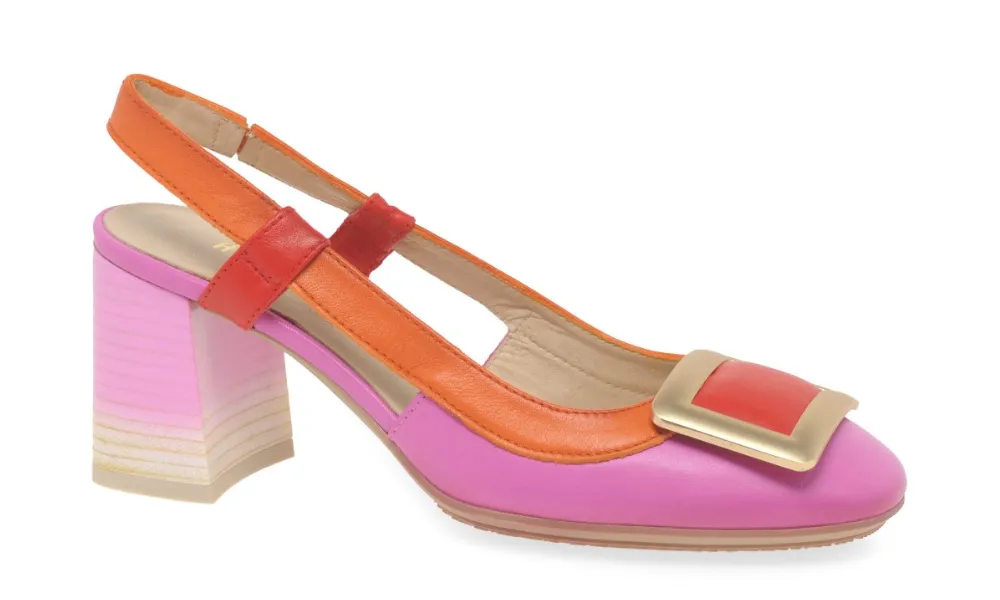 Hispanitas - Austrailia Court Heels Pink & Orange Gradient