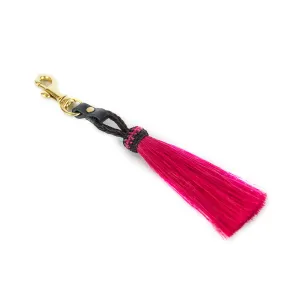 Horse Hair Tassel Clip - Pink