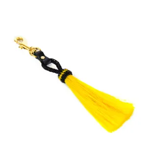 Horse Hair Tassel Clip - Yellow