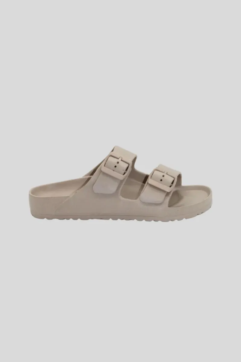 Human Ripe Sandals Slides - Cool Grey