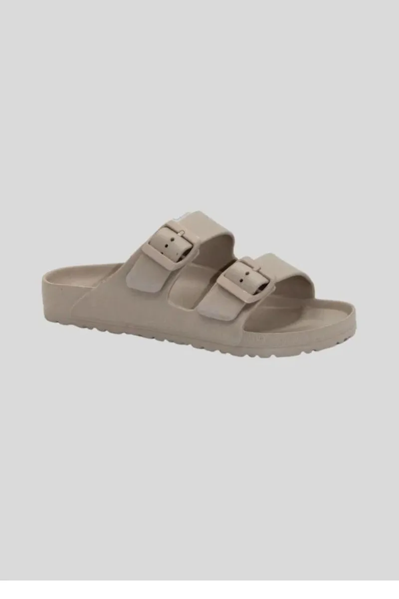 Human Ripe Sandals Slides - Cool Grey