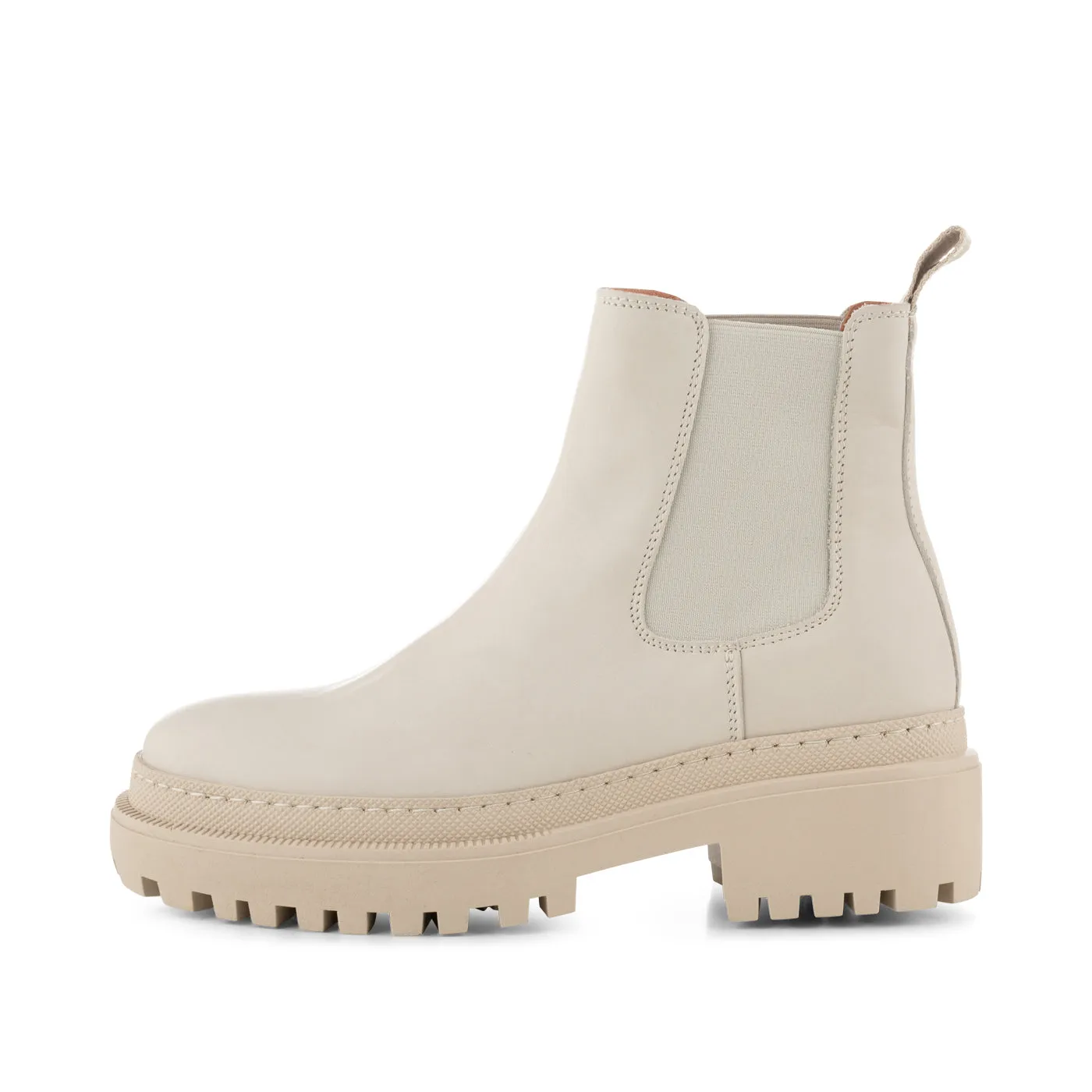 Iona chelsea boot leather - OFF WHITE