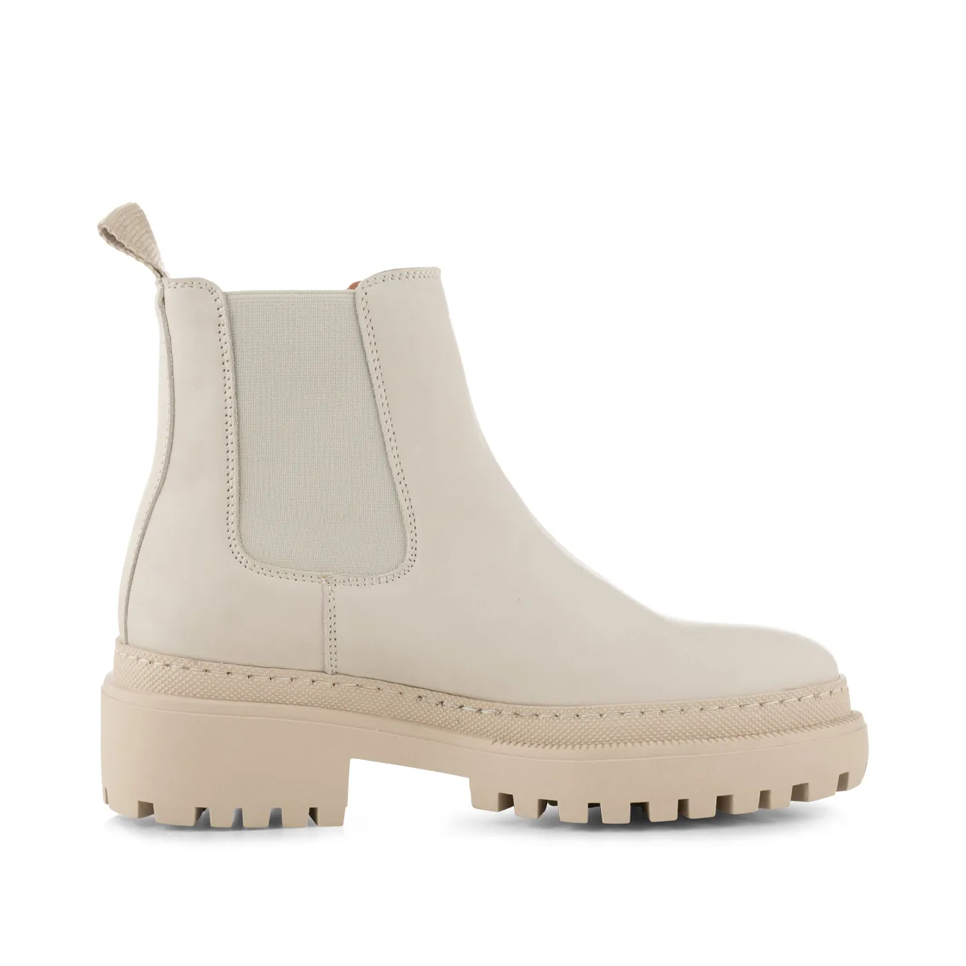 Iona chelsea boot leather - OFF WHITE