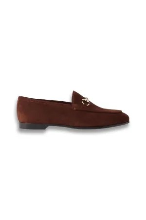 Jordaan Horsebit-detailed Suede Loafers