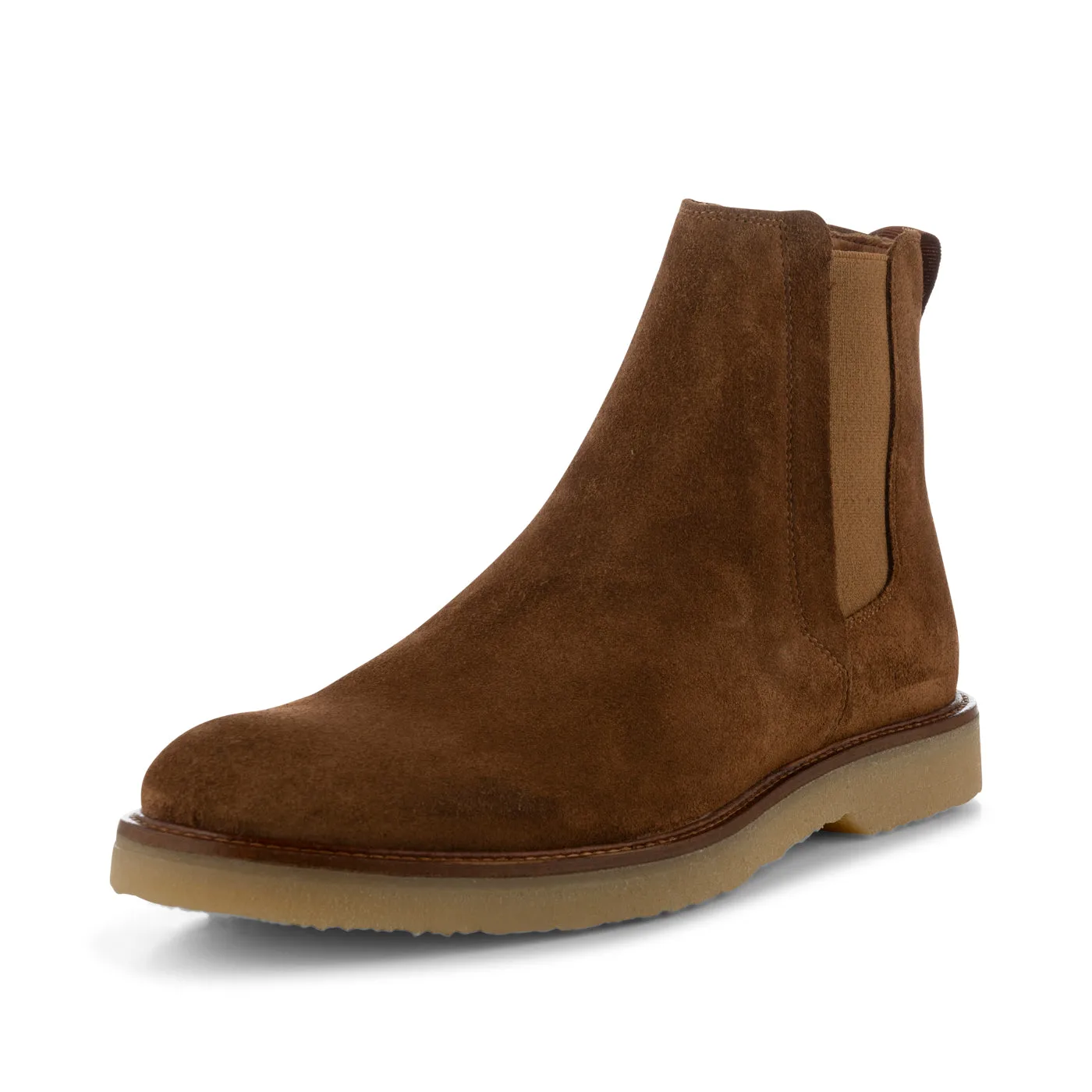 Kip chelsea boot suede - TAN