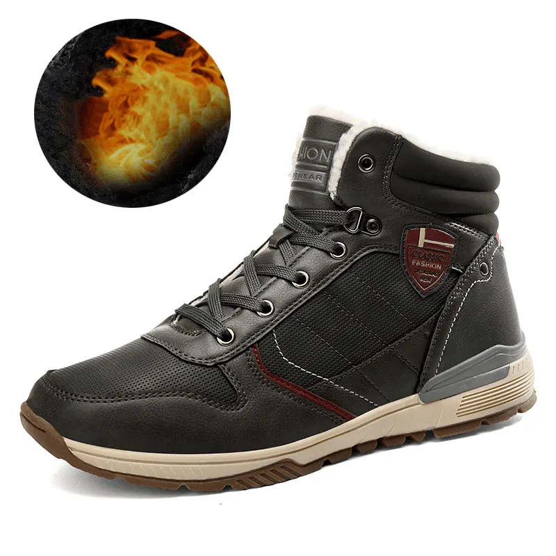 kkboxly kkboxly Men Comfy Wearable Warm Lining Soft Casual Sport Ankle Boots