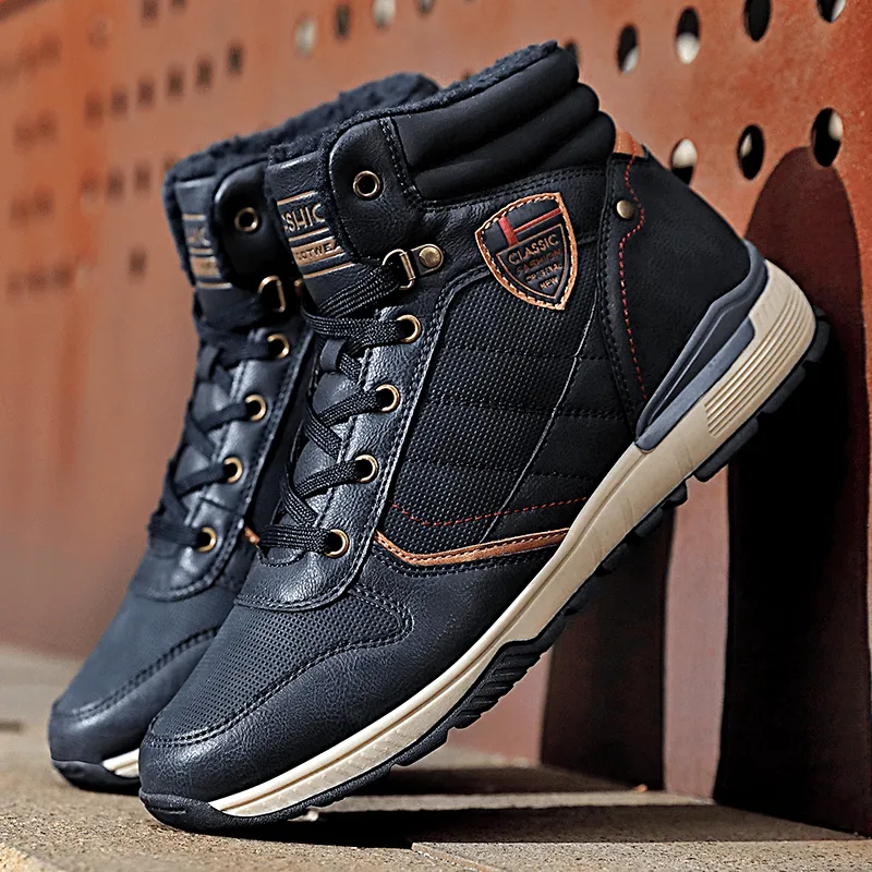 kkboxly kkboxly Men Comfy Wearable Warm Lining Soft Casual Sport Ankle Boots